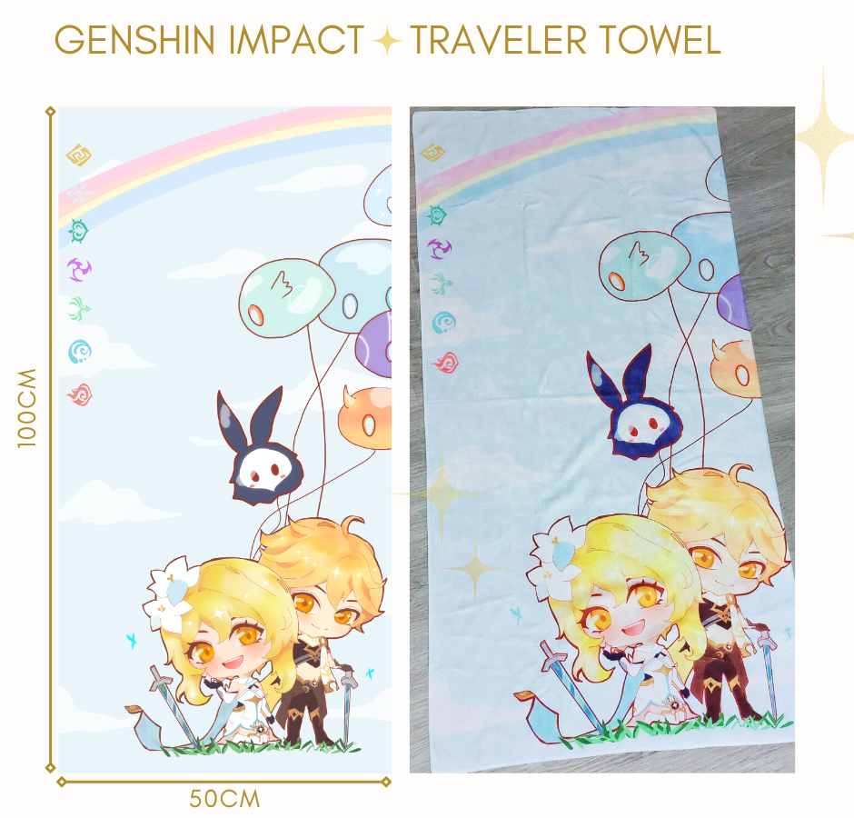 Genshin Impact Traveler Towel