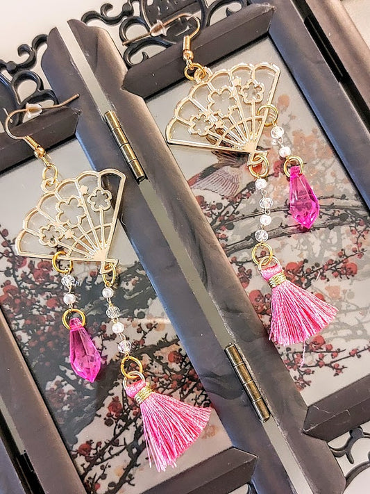 Yae Miko Themed Earrings - Genshin Impact